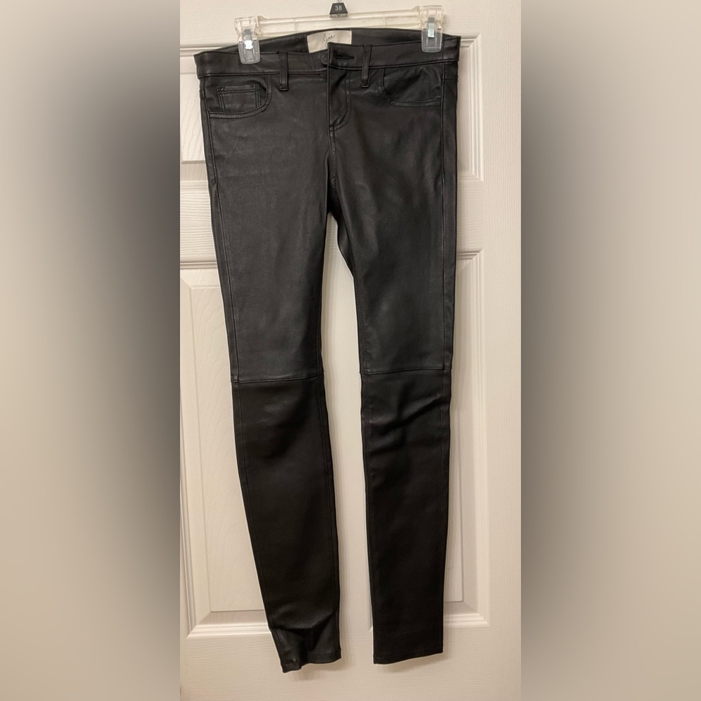 Joie Leather jeans size 25